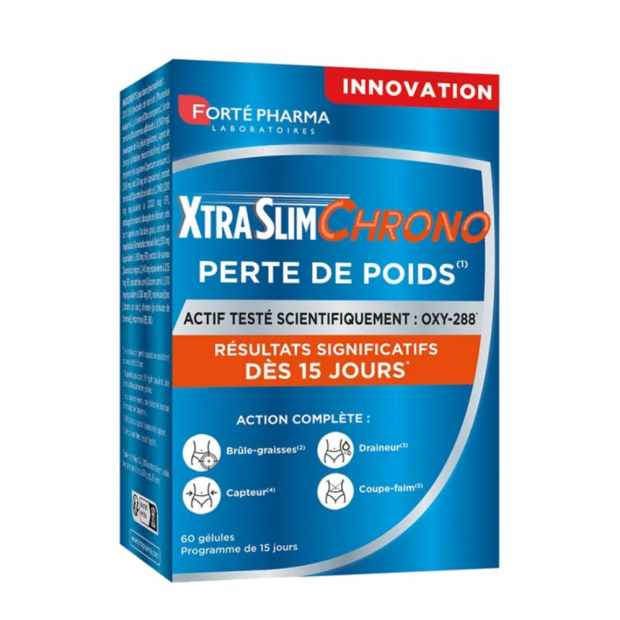 Xtraslim Chrono Perte De Poids, 60 Gélules