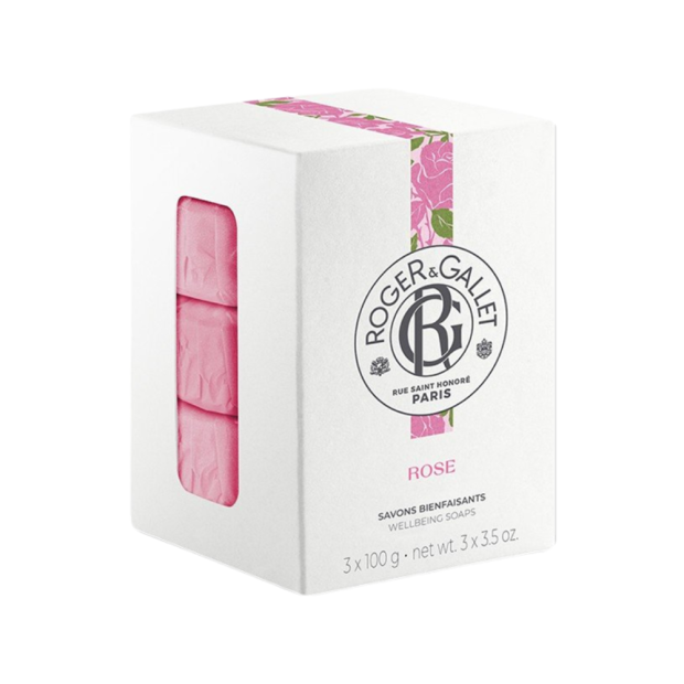 Rose Savons Bienfaisant, 3X100G