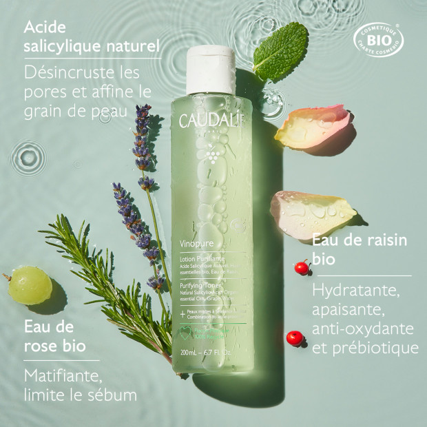 Caudalie VINOPURE Lotion Purifiante Bio, 400ml | Parashop.com