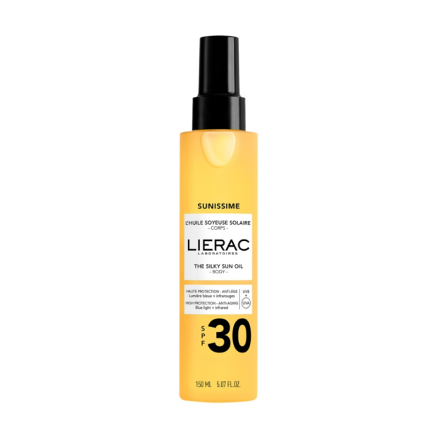 Lierac SUNISSIME L'huile soyeuse solaire SPF30, 150ml | Parashop.com