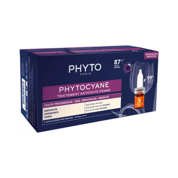 Phytocyane Traitement Antichute Femme Progressive 12X5ml