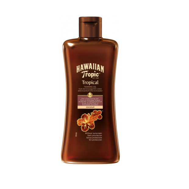 Hawaiian Tropic TROPICAL Huile de Bronzage, 200ml | Parashop.com