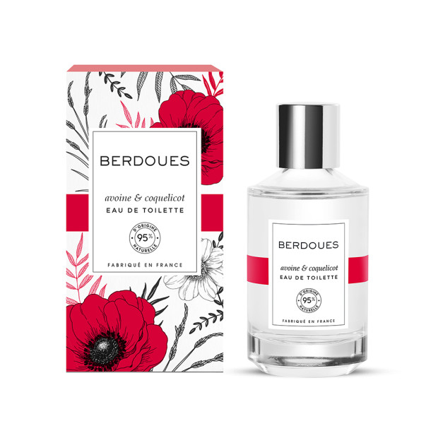 Berdoues Eau de toilette Avoine & Coquelicot, 100ml | Parashop.com