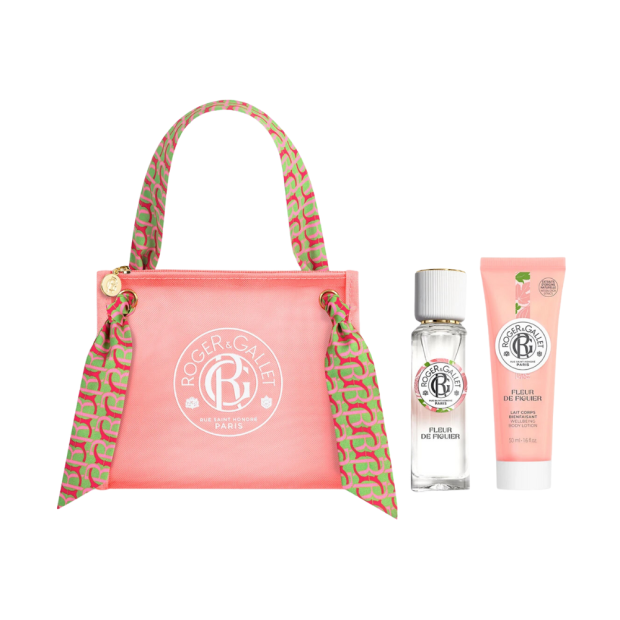 Roger&Gallet FLEUR DE FIGUIER Trousse Eau Parfumée Bienfaisante 30ml + Lait Corps Bienfaisant 50ml | Parashop.com