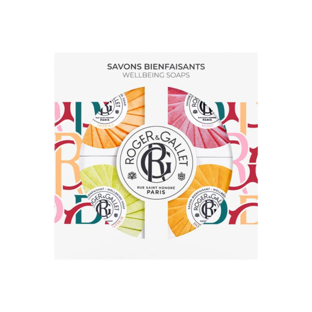 Roger&Gallet Coffret 4 Savons Bienfaisants Néroli 50g + Rose 50g + Fleur d'Osmanthus 50g + Bois d'Orange 50g | Parashop.com