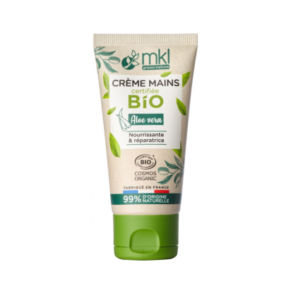 Mkl Green Nature Crème Mains Aloe Vera Bio, 50ml | Parashop.com