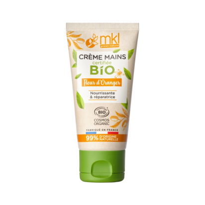 Mkl Green Nature Crème Mains Fleur d'Oranger Bio, 50ml | Parashop.com