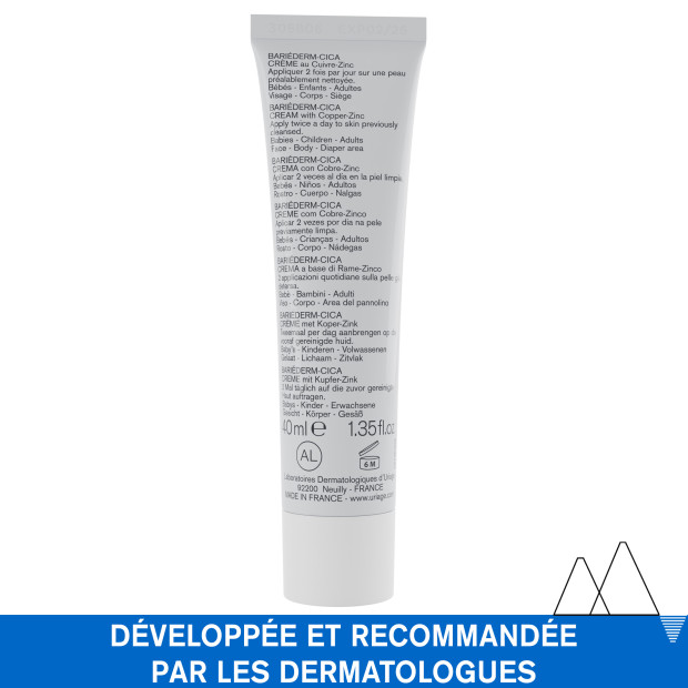 Uriage BARIÉDERM-CICA Crème au Cuivre-Zinc, 40ml | Parashop.com