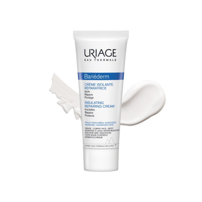 Uriage BARIÉDERM Crème Isolante Réparatrice, 75ml | Parashop.com