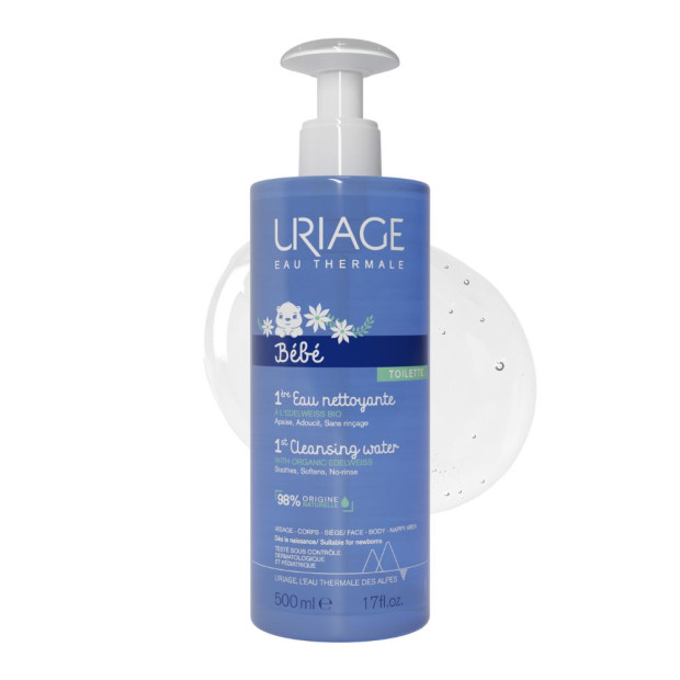 Uriage BÉBÉ 1ère Eau Nettoyante, 500ml | Parashop.com