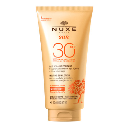 Nuxe SUN, Lait Délicieux Haute Protection SPF30, 150ml | Parashop.com