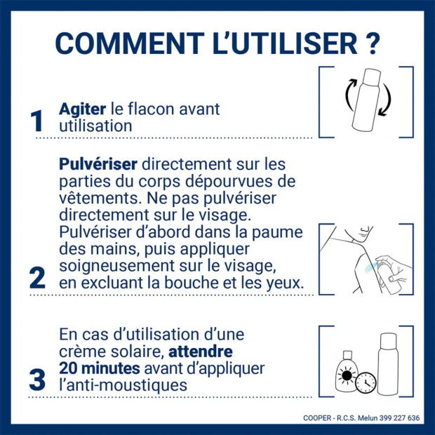 Brume Anti-Moustiques Actif Végétal Dès 6 Mois, 2x100ml