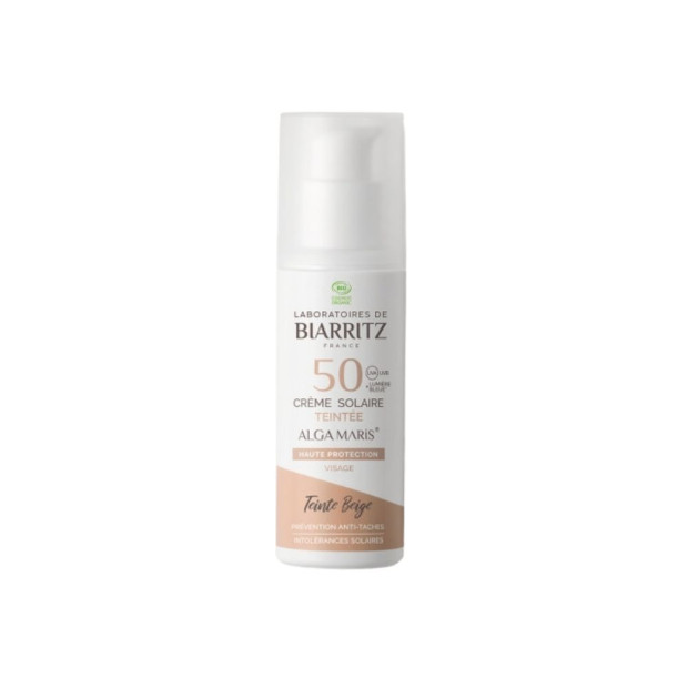 Laboratoires de Biarritz Crème Solaire Teintée SPF50 Beige, 50ml | Parashop.com