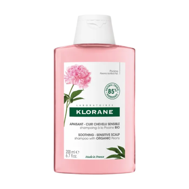 Klorane Shampoing Apaisant à l'extrait de Pivoine, 200ml | Parashop.com