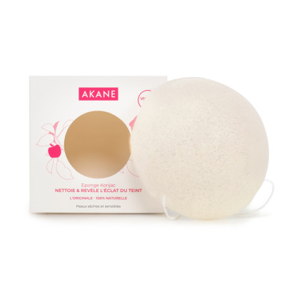 Éponge Konjac Blanche, 1 Unité