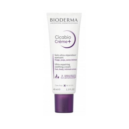Bioderma CICABIO Crème+ Soin Ultra-Réparateur Apaisant, 40ml | Parashop.com