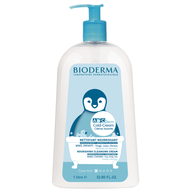 Bioderma ABCDERM Cold cream Crème Lavante, 1L | Parashop.com