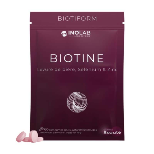 Inolab COMPLEXE CHEVEUX Biotine Levure de bière Sélénium & Zinc, 60 comprimés | Parashop.com