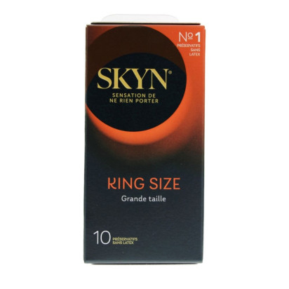 Manix SKYN King Size Préservatifs Grande Taille Sans Latex, Boite de 10 | Parashop.com