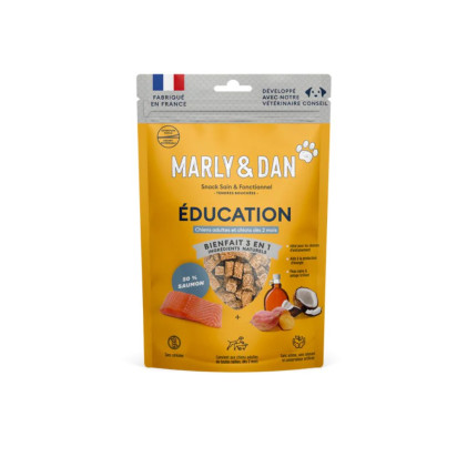 Marly & Dan EDUCATION Friandises Chiens Dès 2 Mois, 100g | Parashop.com