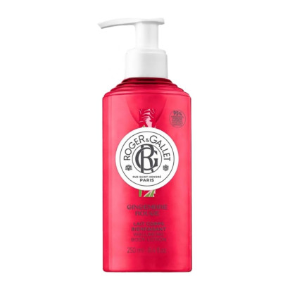 Roger & Gallet GINGEMBRE ROUGE Lait Corps Bienfaisant, 250ml | Parashop.com