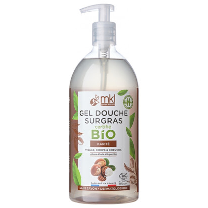 MKL Green Nature Gel Douche Surgras Karité Bio, 1L | Parashop.com