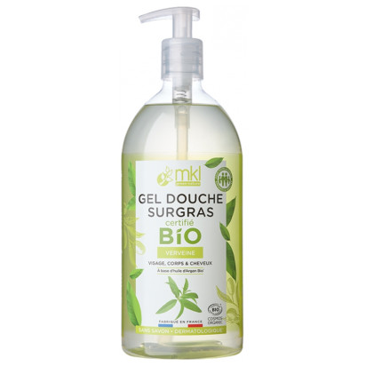 Mkl Green Nature Gel Douche Surgras Verveine Bio, 1L | Parashop.com