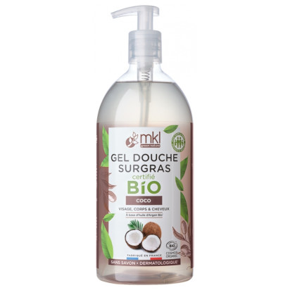 Mkl Green Nature Gel Douche Surgras Coco Bio, 1L | Parashop.com