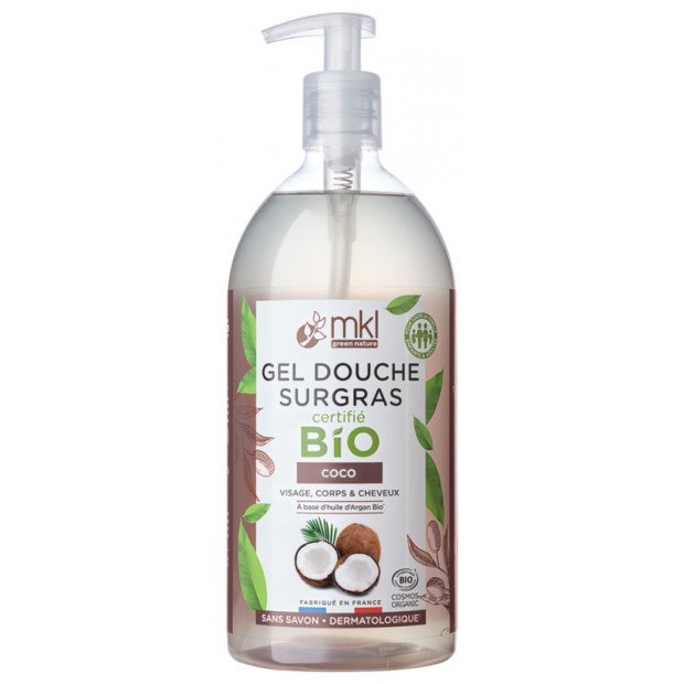 Mkl Green Nature Gel Douche Surgras Coco Bio, 1L | Parashop.com