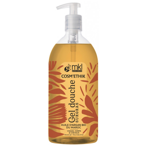 Mkl Green Nature Cosm'Ethik Gel Douche Huile d'Argan du Maroc, 1L | Parashop.com