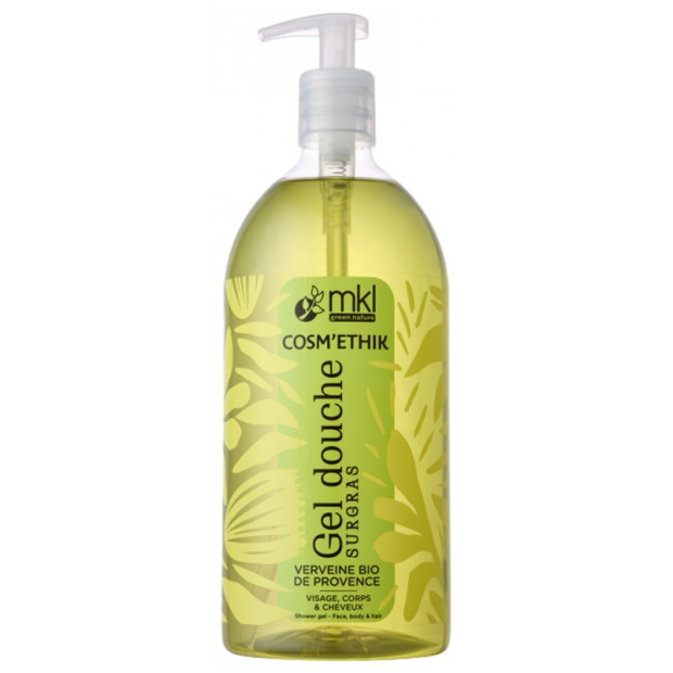 Mkl Green Nature Cosm'Ethik Gel Douche Verveine de Provence, 1L | Parashop.com