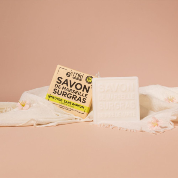 Mkl Green Nature Savon de Marseille Surgras Neutre Sans Parfum, 100g | Parashop.com