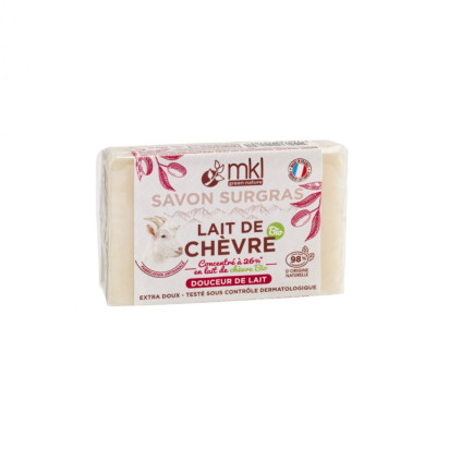 Mkl Green Nature Lait de Chèvre Bio Savon Surgras Douceur de Lait, 100g | Parashop.com