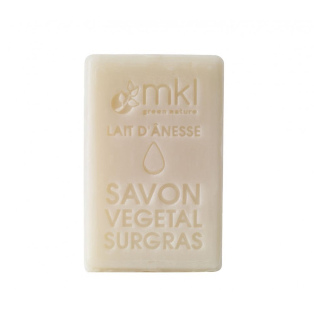 Mkl Green Nature Lait d'Ânesse Bio Savon Végétal Surgras Neutre, 100g | Parashop.com