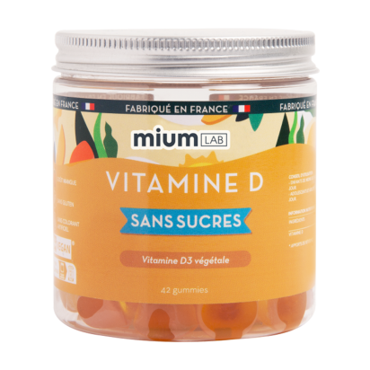 Mium Lab Gummies Vitamine D Sans Sucre, 42 gummies | Parashop.com
