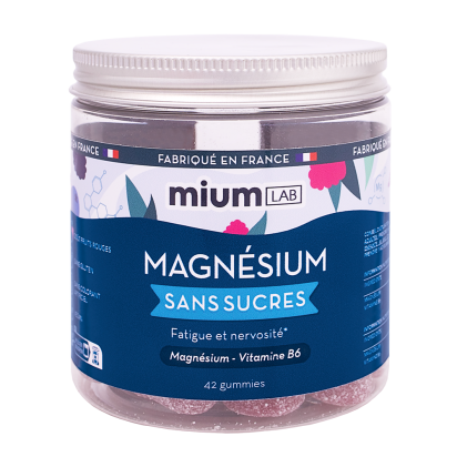 Mium Lab Gummies Magnésium Sans Sucre, 42 gummies | Parashop.com