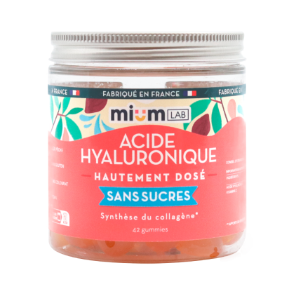 Mium Lab Gummies Acide Hyaluronique Sans Sucre, 42 gummies | Parashop.com