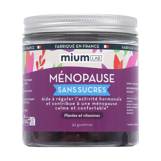 Mium Lab Gummies Ménopause Sans Sucre, 42 gummies | Parashop.com