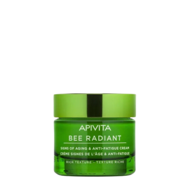 Apivita BEE RADIANT Crème riche premiers signes de l'âge, 50ml | Parashop.com