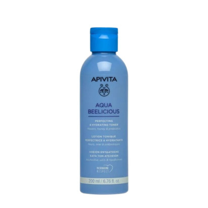 Apivita AQUA BEELICIOUS Lotion tonique perfectrice & hydratante, 200ml | Parashop.com