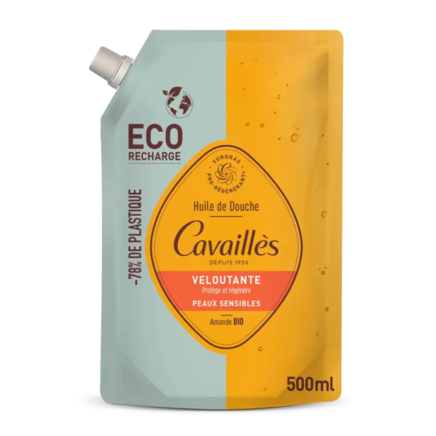 Rogé Cavailles Huile de Douche Veloutante Éco-Recharge, 500ml | Parashop.com