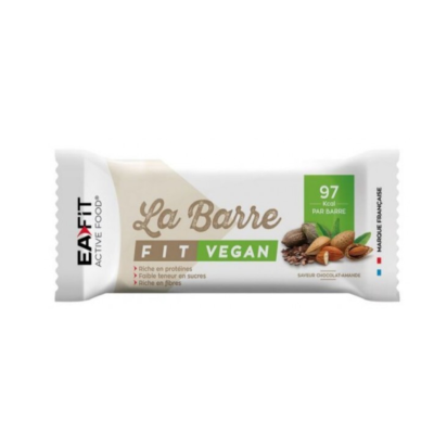 Ea Fit La Barre Fit Vegan Saveur Chocolat-Amande, 28g | Parashop.com