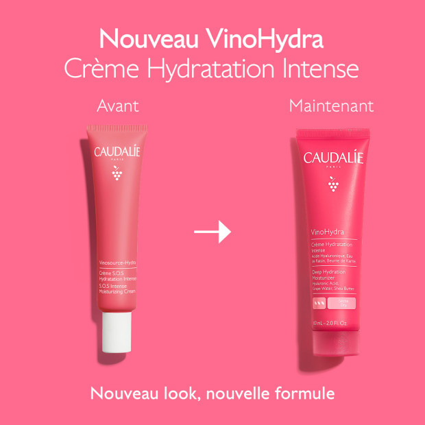 Caudalie VINOSOURCE-HYDRA Crème SOS Hydratation Intense, 60ml | Parashop.com