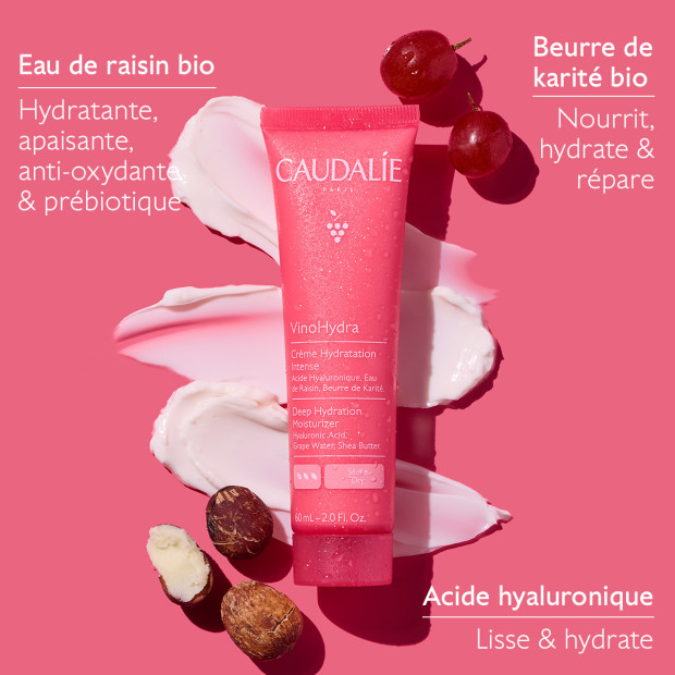 Caudalie VINOSOURCE-HYDRA Crème SOS Hydratation Intense, 60ml | Parashop.com