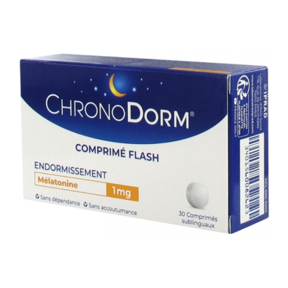 ChronoDorm Mélatonine 1 mg, 30 comprimés sublinguaux