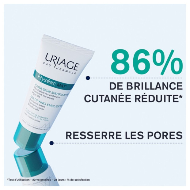 Uriage HYSEAC Emulsion Hydratante Matifiante, 40ml | Parashop.com