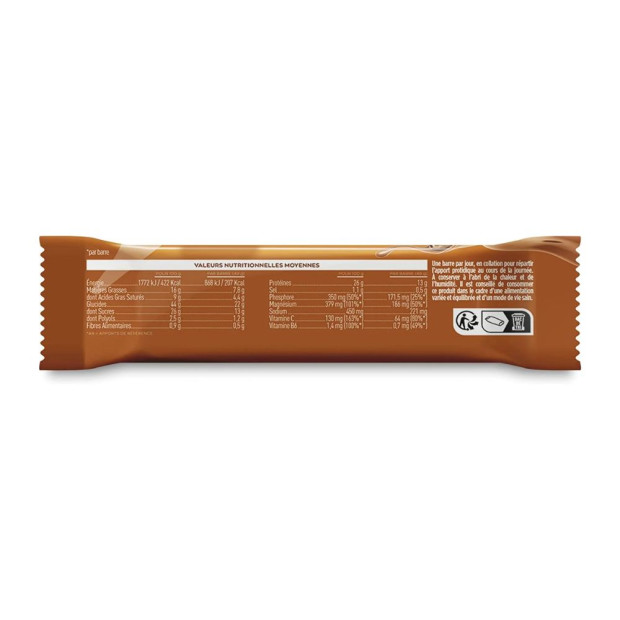 Ea Fit La Barre Protéines + Vitamines Chocolat Cacahuète, 24 barres x 49g | Parashop.com