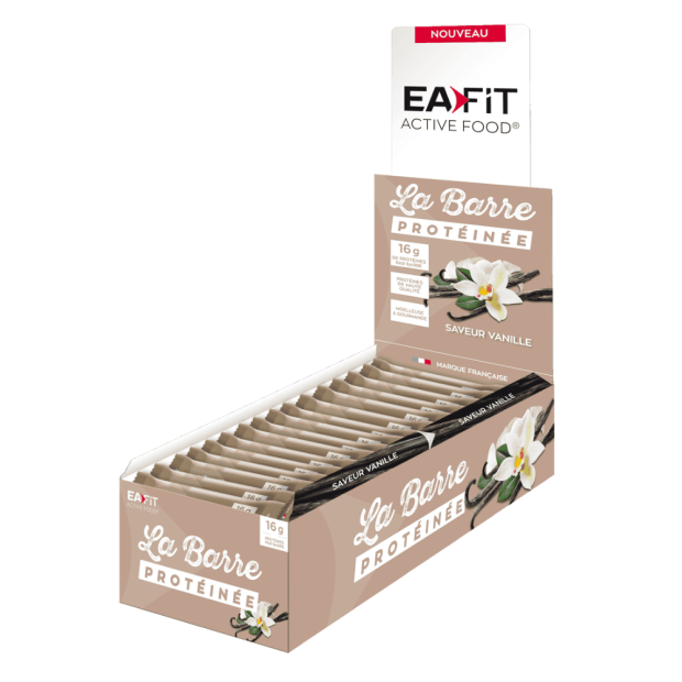 Ea Fit La Barre Protéinée Saveur Vanille, 24 barres x 46g | Parashop.com