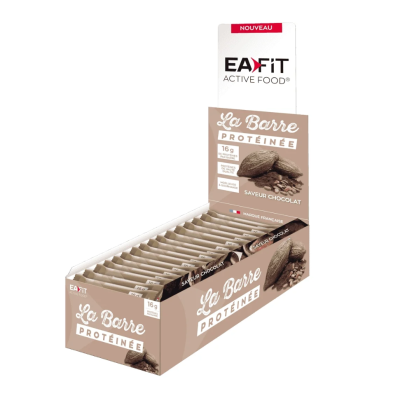 Ea Fit La Barre Protéinée Saveur Chocolat, 24 barres x 46g | Parashop.com