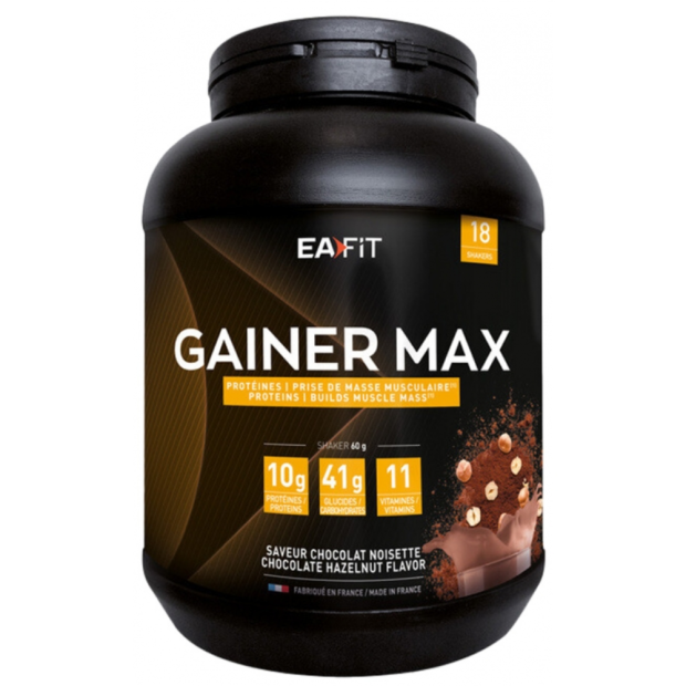 Ea Fit GAINER MAX Chocolat Noisette, 1.1kg | Parashop.com